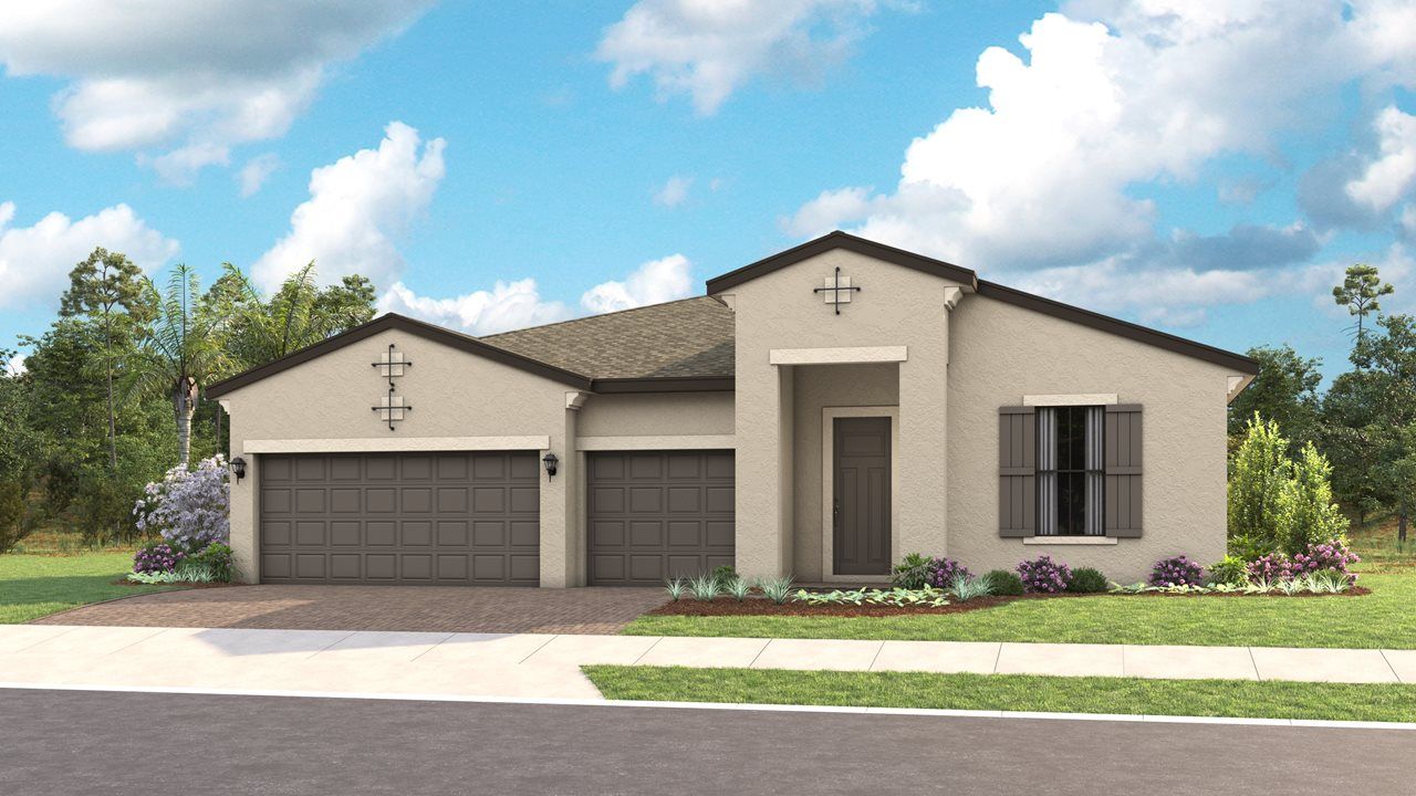 Spanish - Morgan Model - Woodland Preserve | Front Exterior