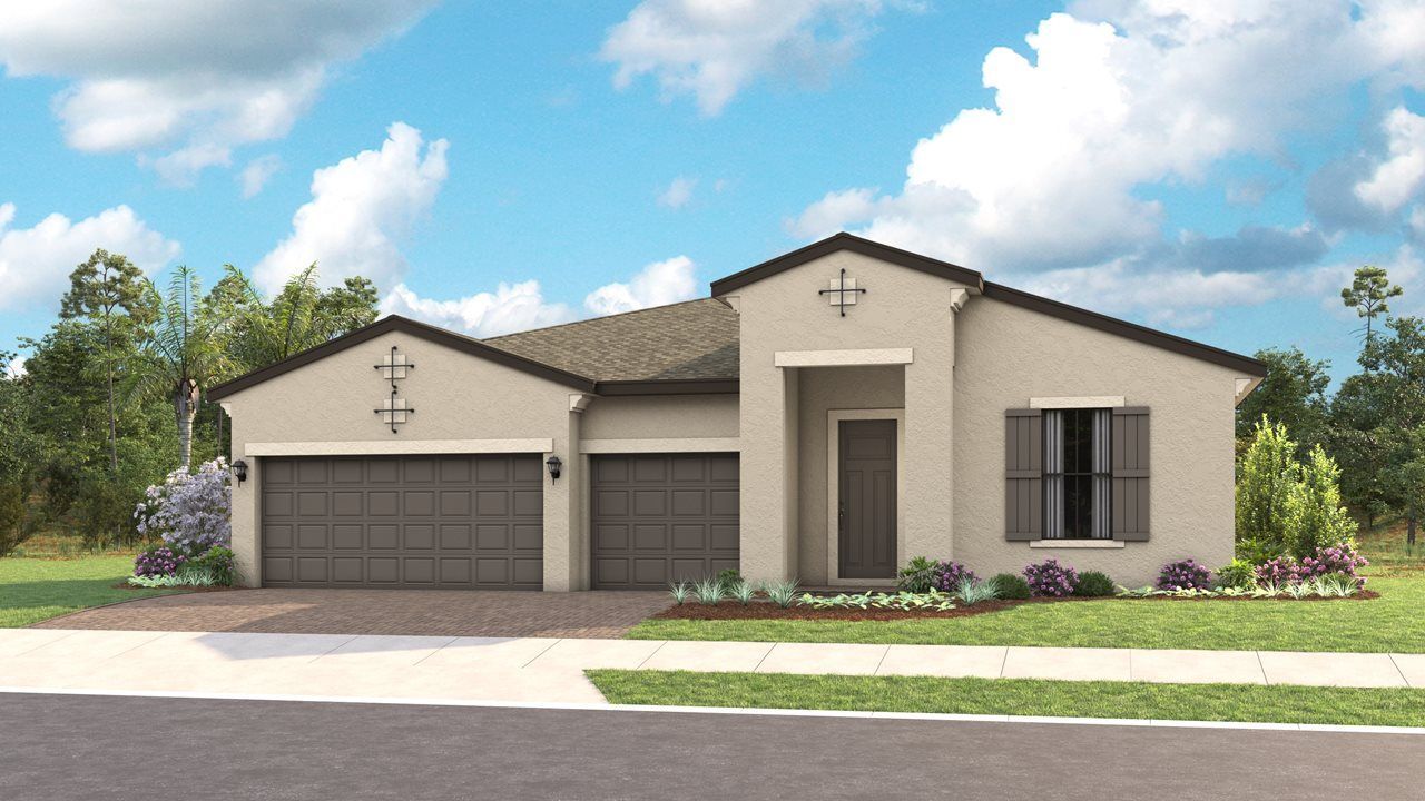 Spanish - Morgan Model - Woodland Preserve | Front Exterior