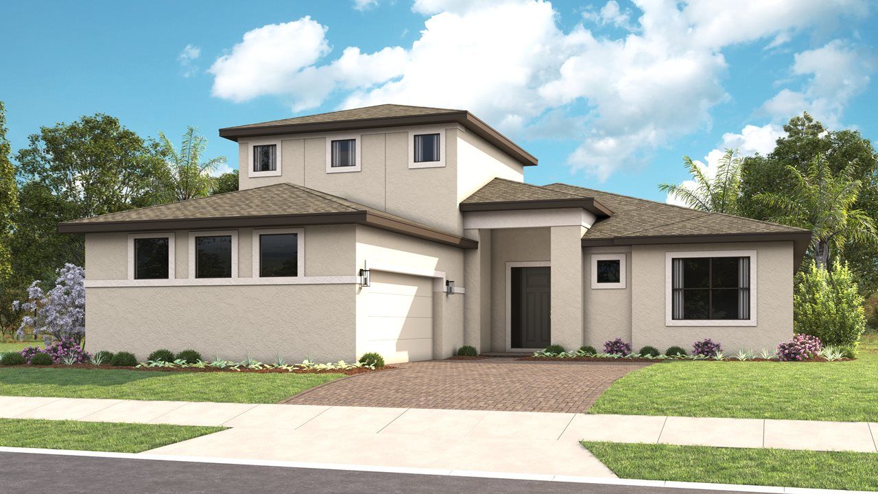 Transitional Bonus - Rachel Model - Woodland Preserve | Front Exterior