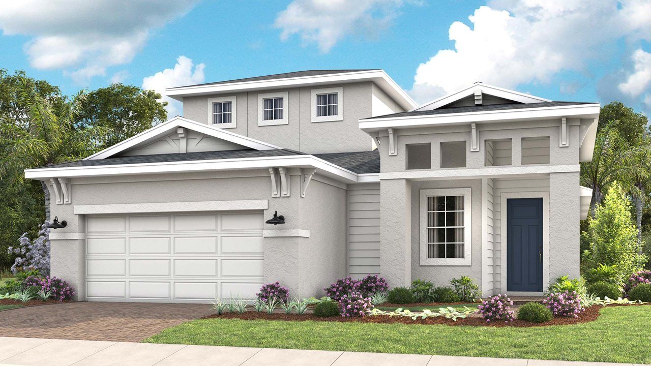 Gabriella Model Home | Elevation C - Coastal Bonus