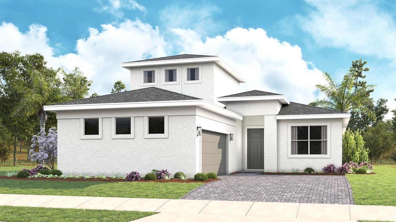 Laura Model Home | Elevation A - Transitional Bonus