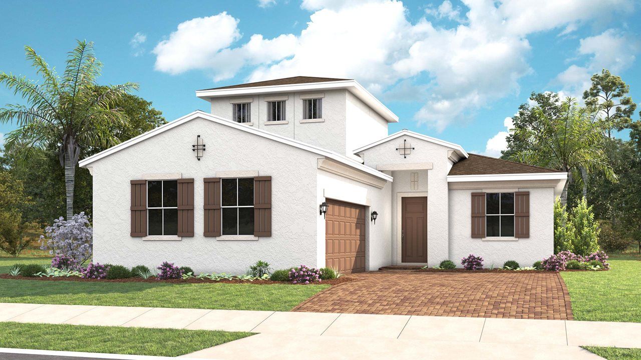 Laura Model Home | Elevation B - Spanish Bonus