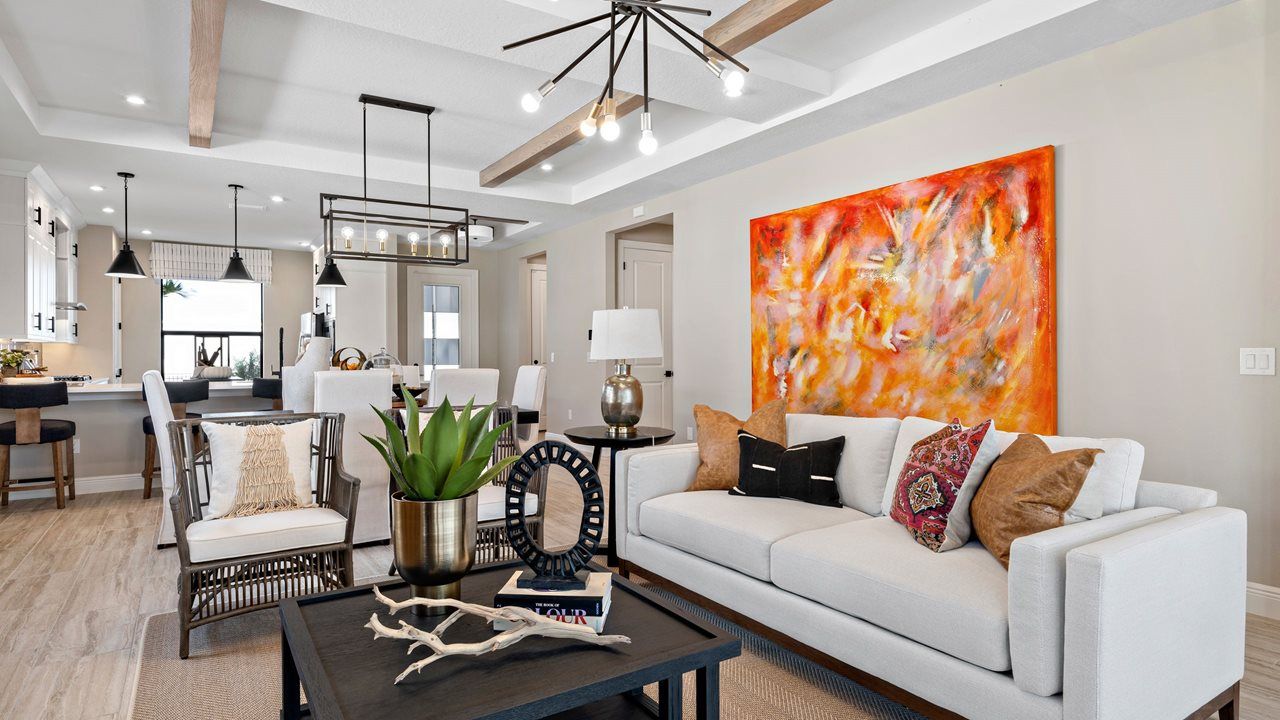 Eva Model Home | Living room