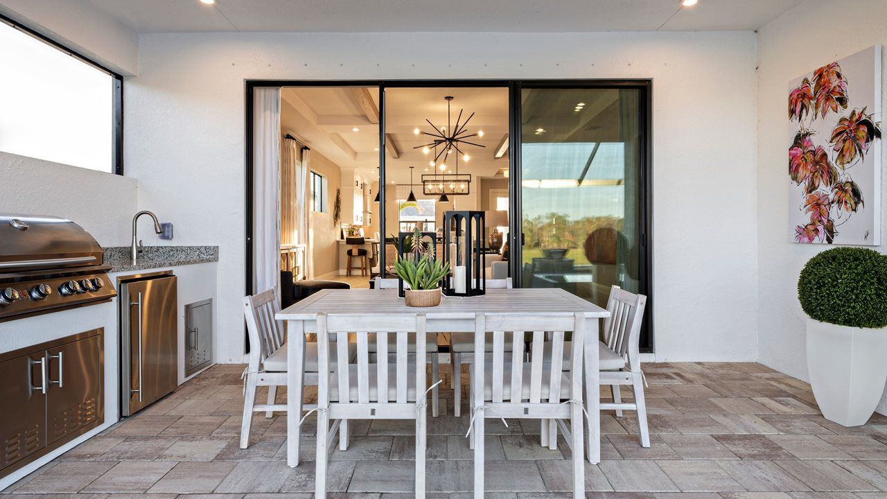 Eva Model Home | Lanai