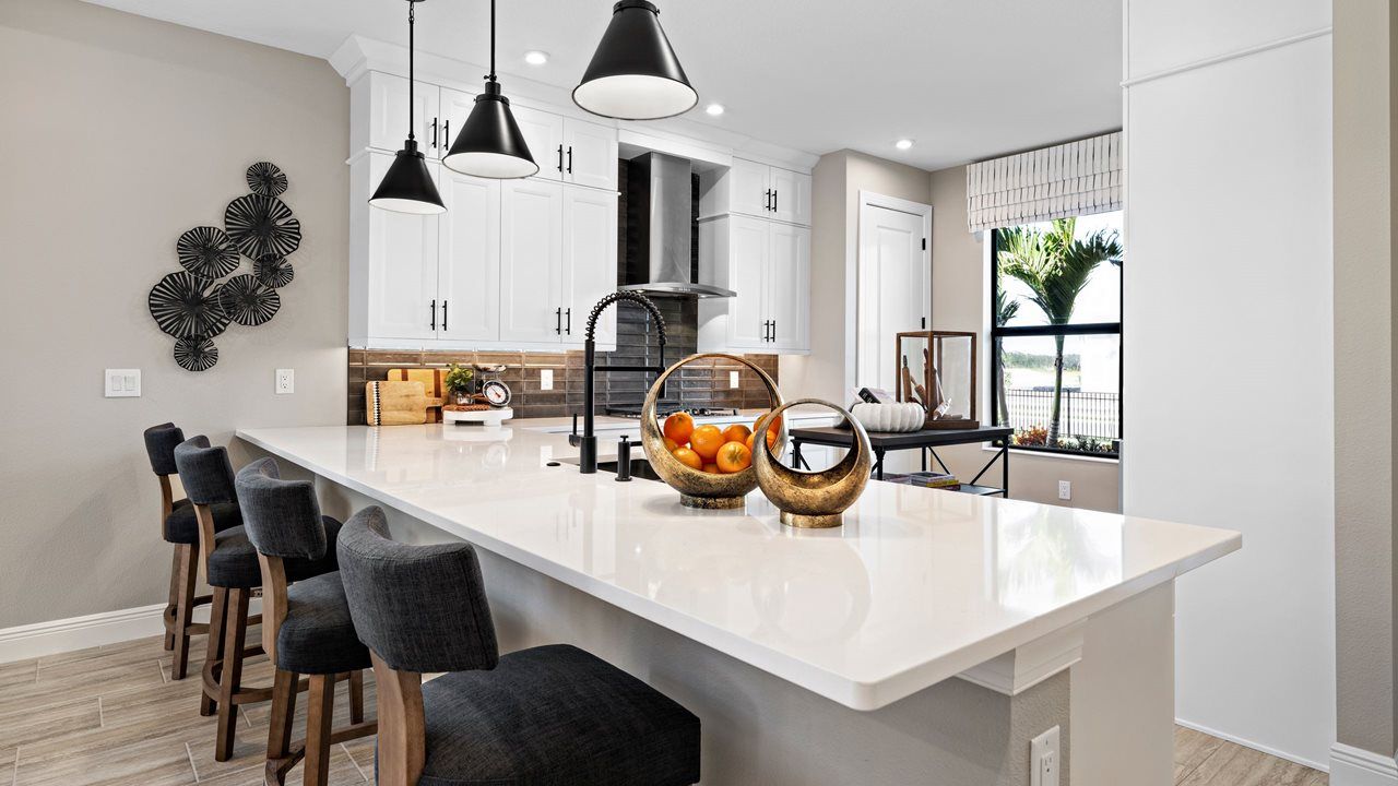 Eva Model Home | Kitchen island