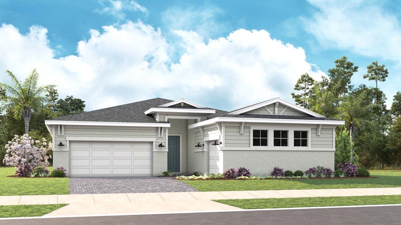 Sarah Model Home | Elevation C - Coastal