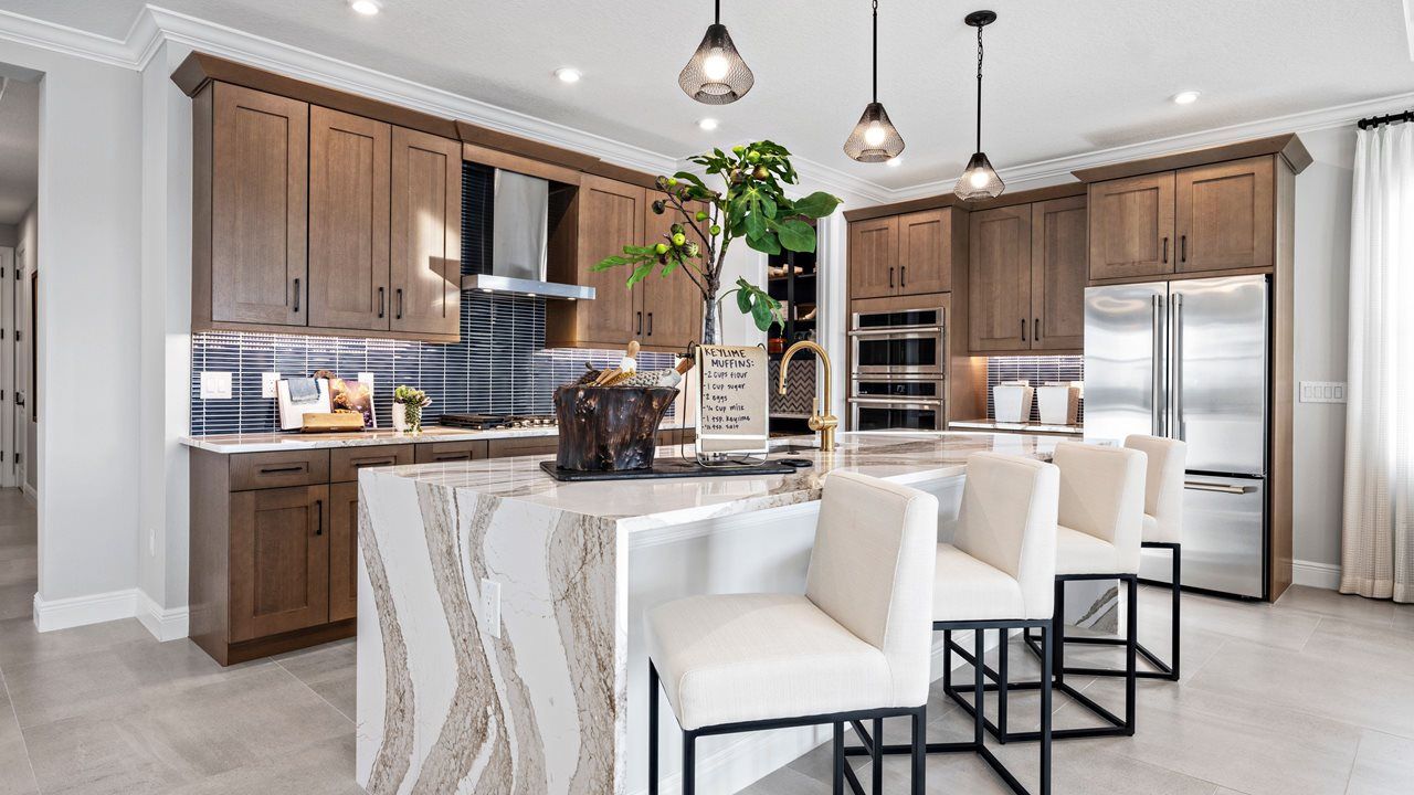 Laura Model Home | Kitchen - Model shown is from sister community