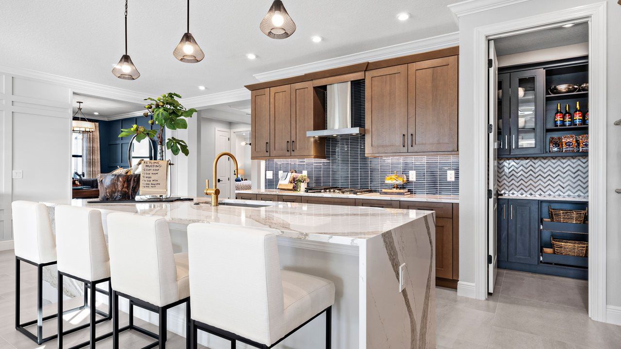 Laura Model Home | Kitchen - Model shown is from sister community