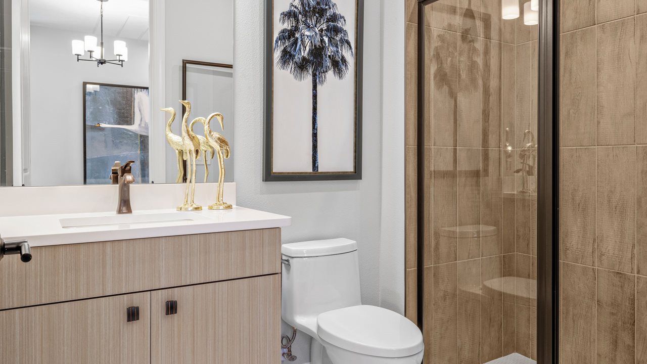 Laura Model Home | Third Bath - Model shown is from sister community