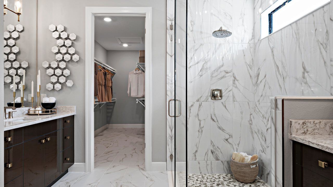 Morgan Model Home | Owner's Bath & WIC