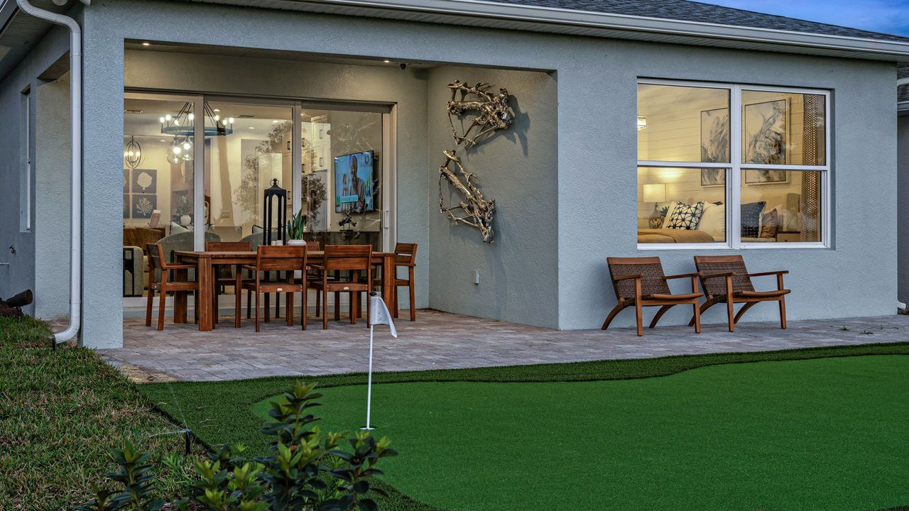 Backyard Lanai - Ana Model Home