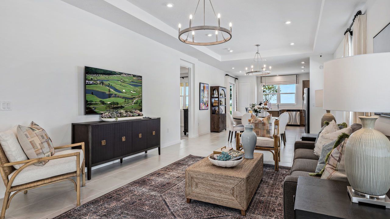 Great room - Baily Model Home