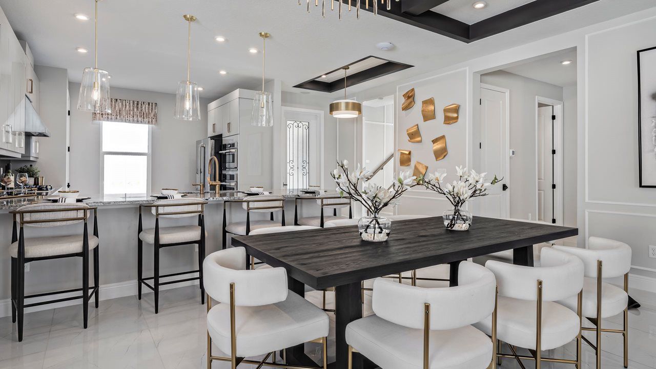 Dining, Entry & Kitchen - Eva Model Home