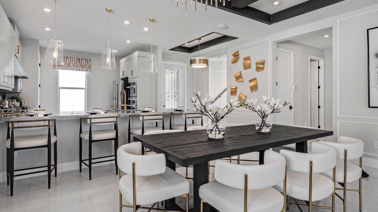 Dining, Entry & Kitchen - Eva Model Home