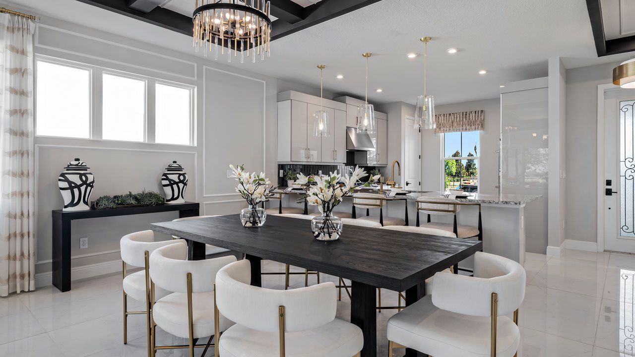 Kitchen & Dining Room - Eva Model Home