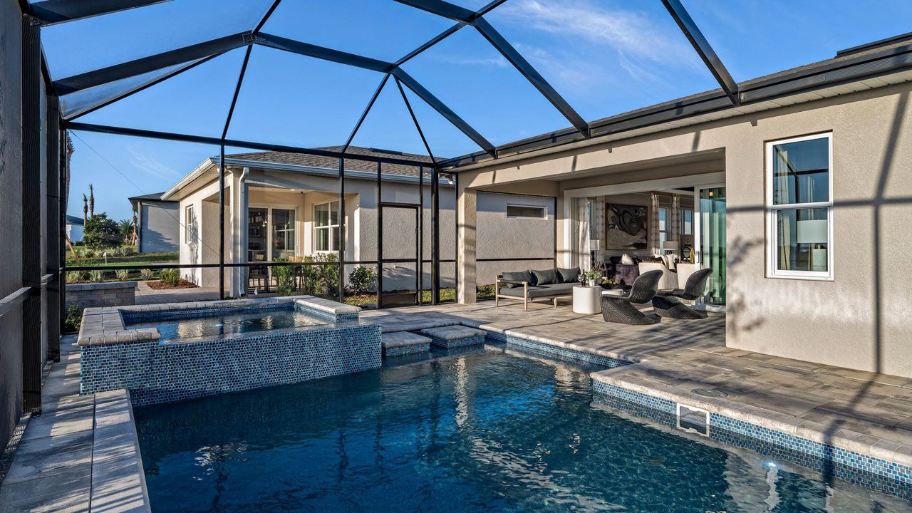 Backyard Pool - Eva Model Home