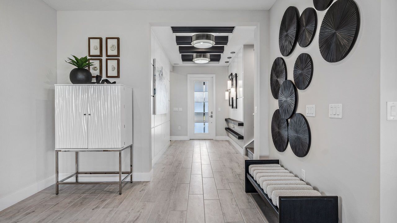 Entry Hall - Sarah Model Home | Cresswind at Lake Harris