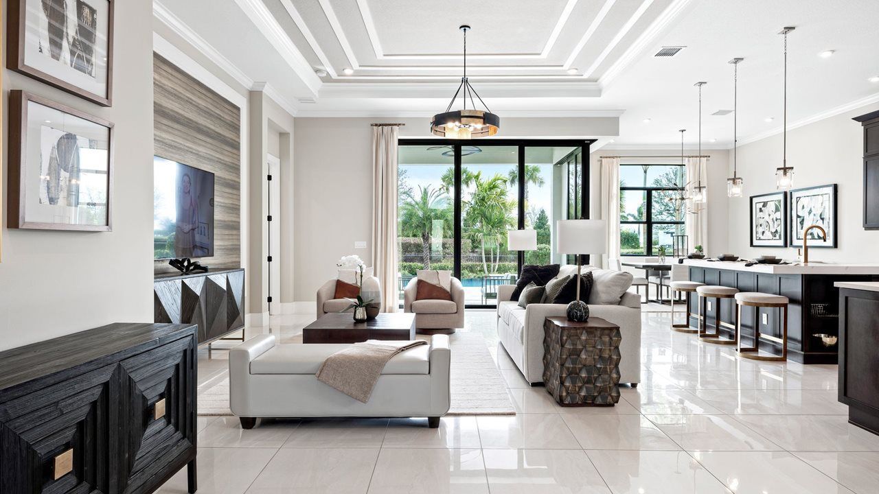 Nataile Model Home | Great Room | Photo from sister community