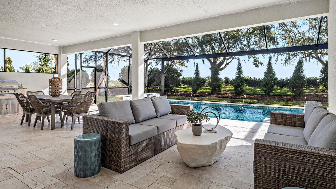 Pearl Model Home | Lanai