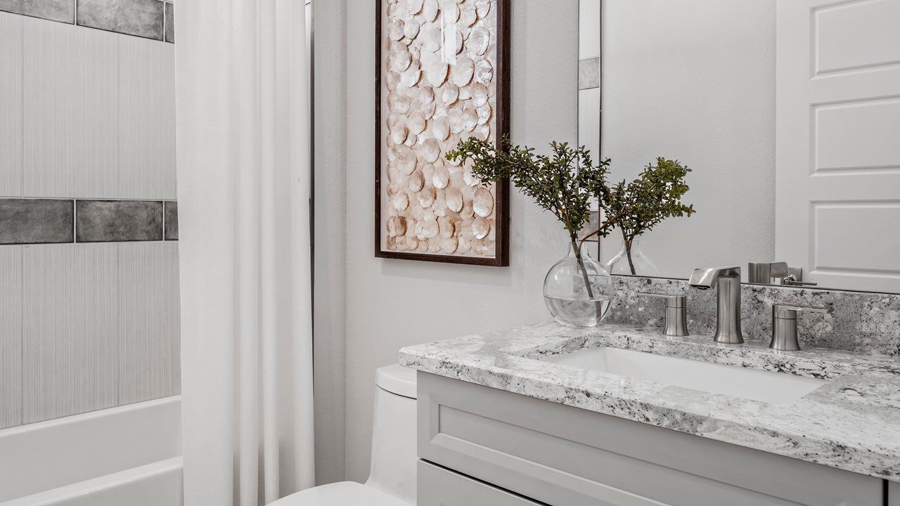 Pearl Model Home | Secondary Bath