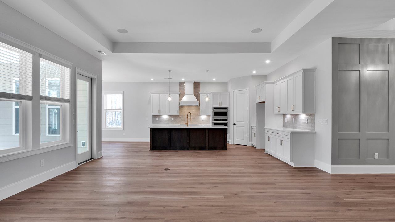 Riley Model | Great Room into Kitchen