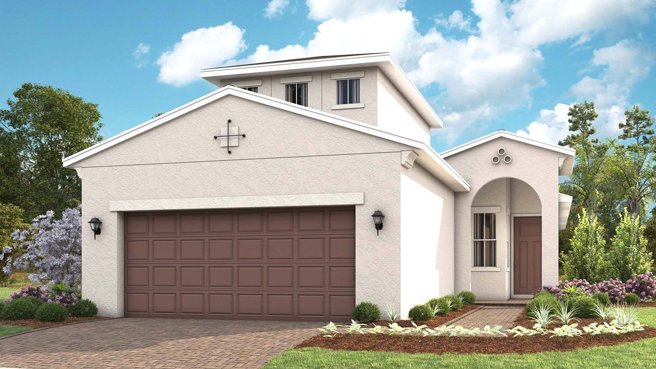 Bailey Model Home | Elevation B - Spanish Bonus