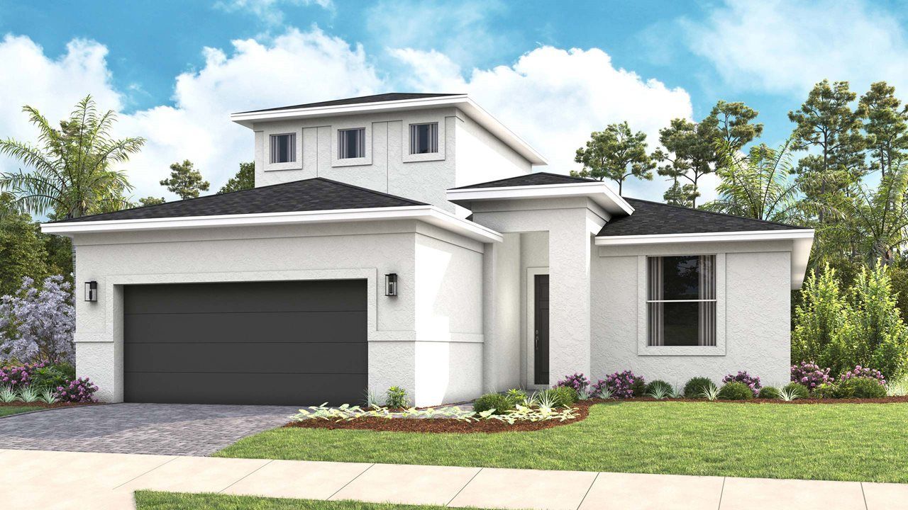 Eva Model Home | Elevation A - Transitional Bonus