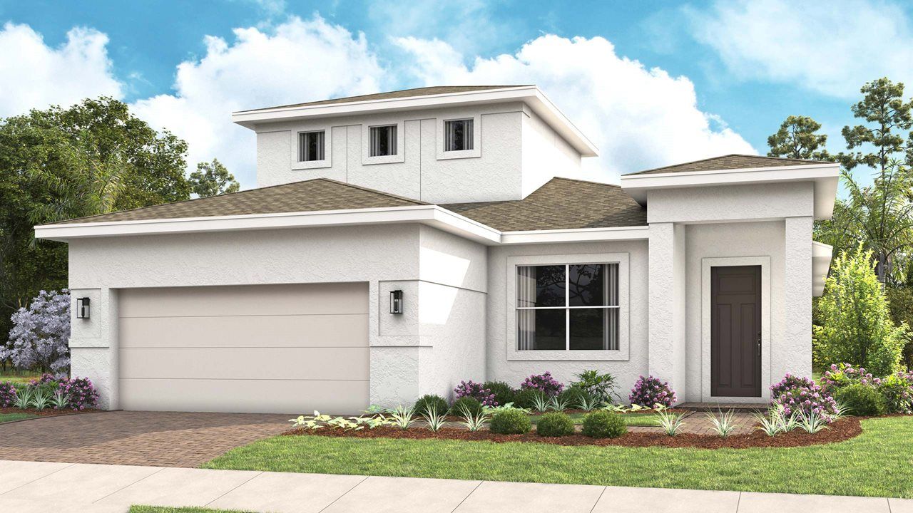 Gabriella Model Home | Elevation A - Transitional Bonus