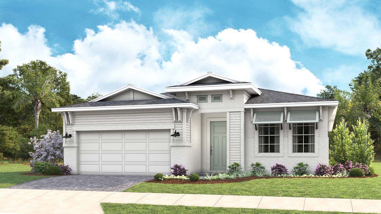 Jade Model Home | Elevation C - Coastal