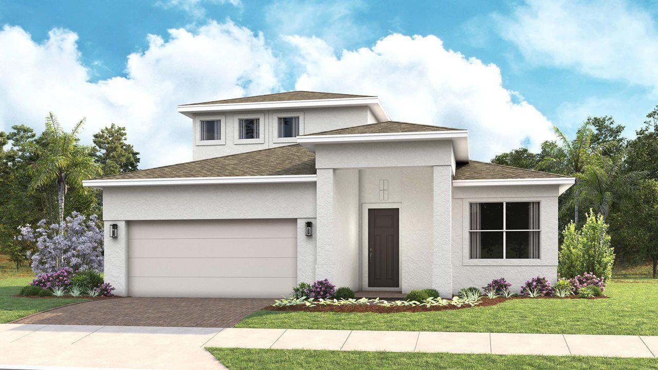 Morgan Model Home | Elevation A - Transitional Bonus