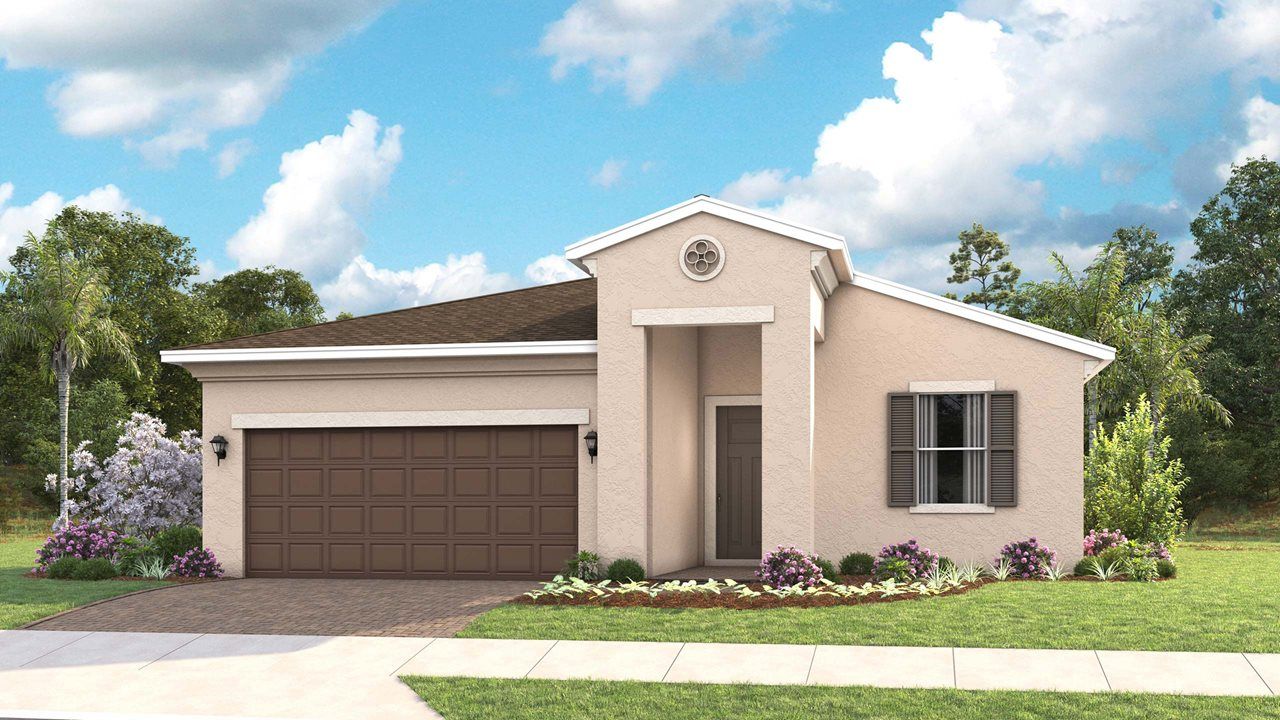 Morgan Model Home | Elevation B - Spanish