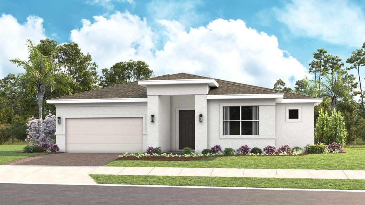 Nora Model Home | Elevation A - Transitional