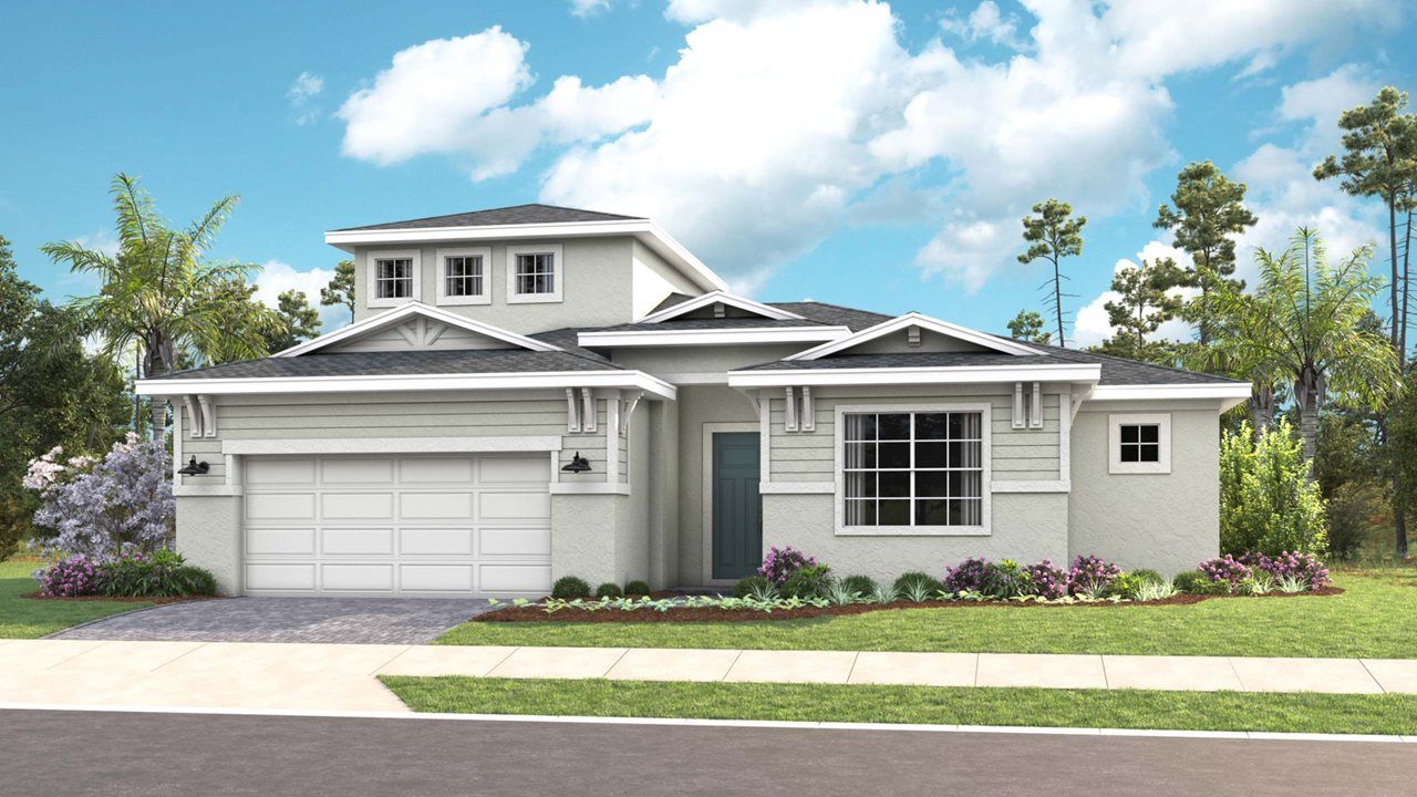 Nora Model Home | Elevation C - Coastal Bonus