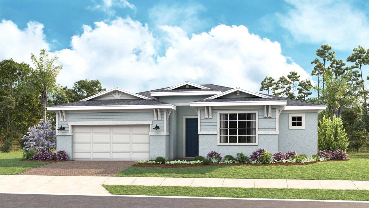 Nora Model Home | Elevation C - Coastal