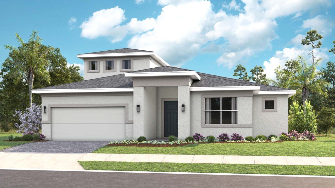 Nora Model Home | Elevation A - Transitional Bonus