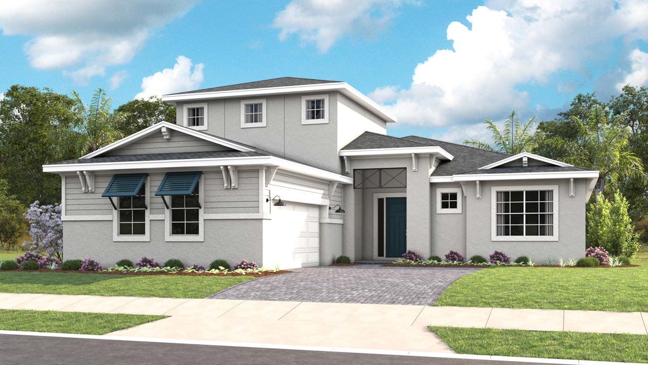 Rachel Model Home | Elevation C - Coastal Bonus