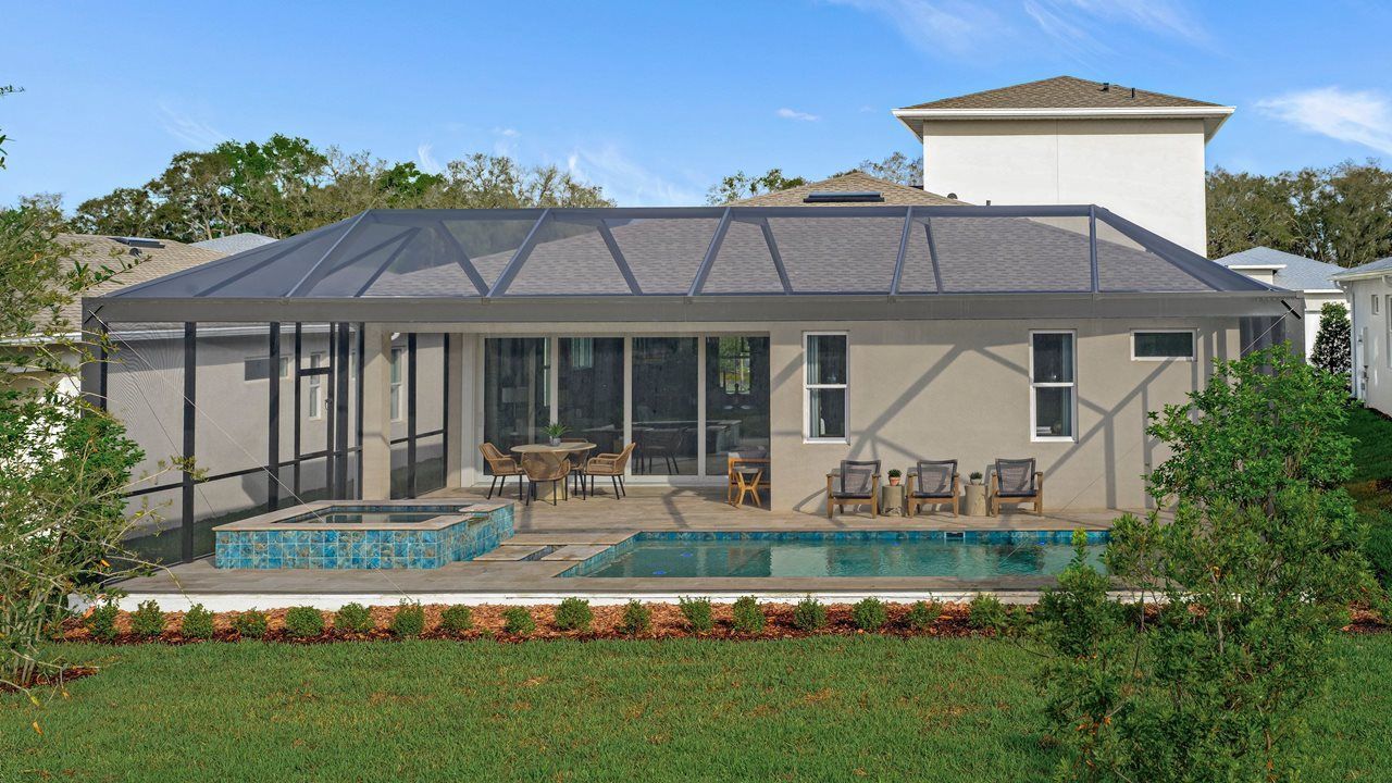 Eva Model Home | Backyard
