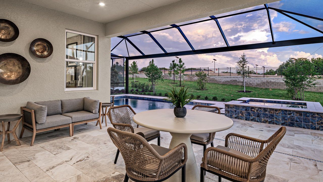 Eva Model Home | Lanai