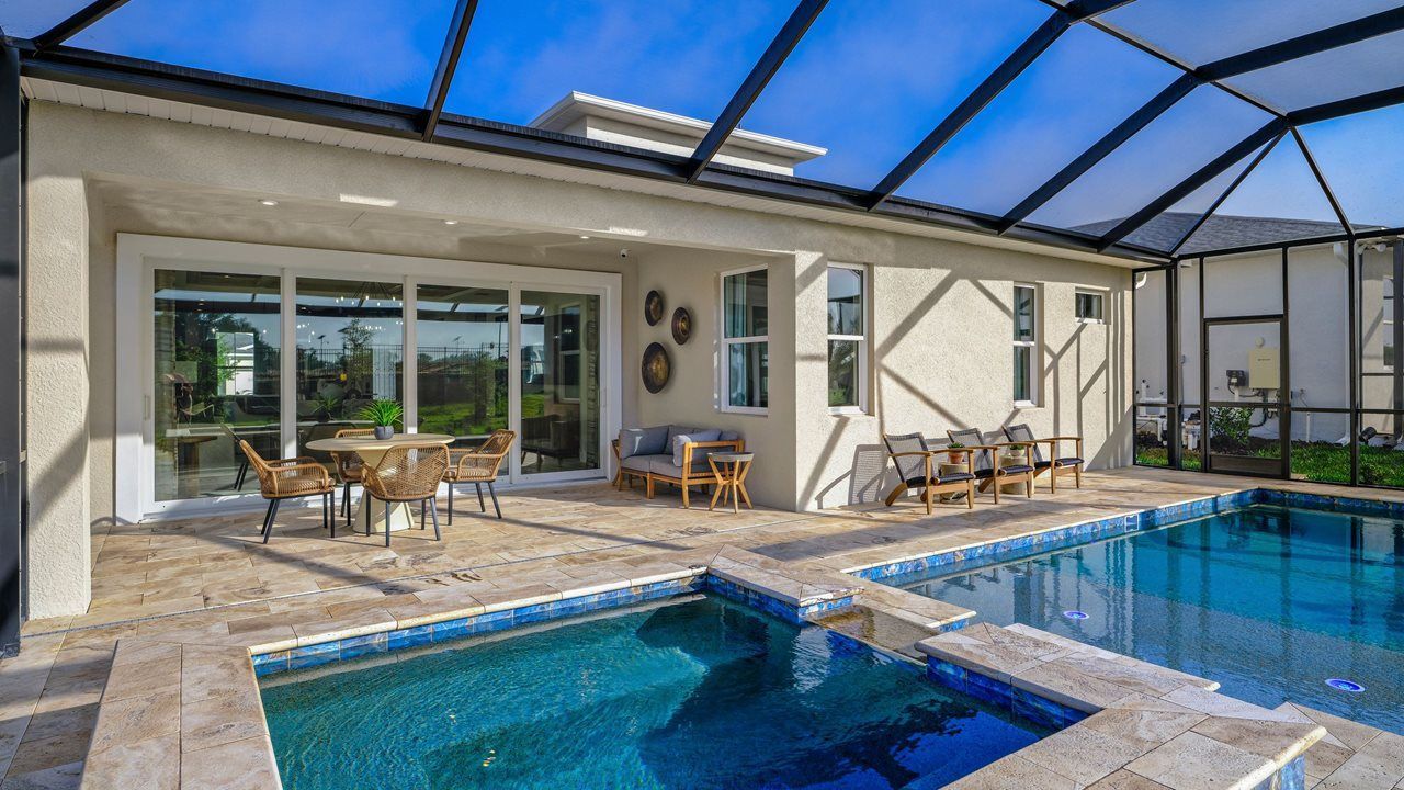 Eva Model Home | Lanai & Pool
