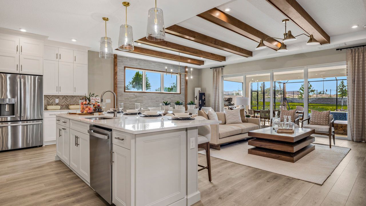 Jade Model Home | Kitchen to Great Room