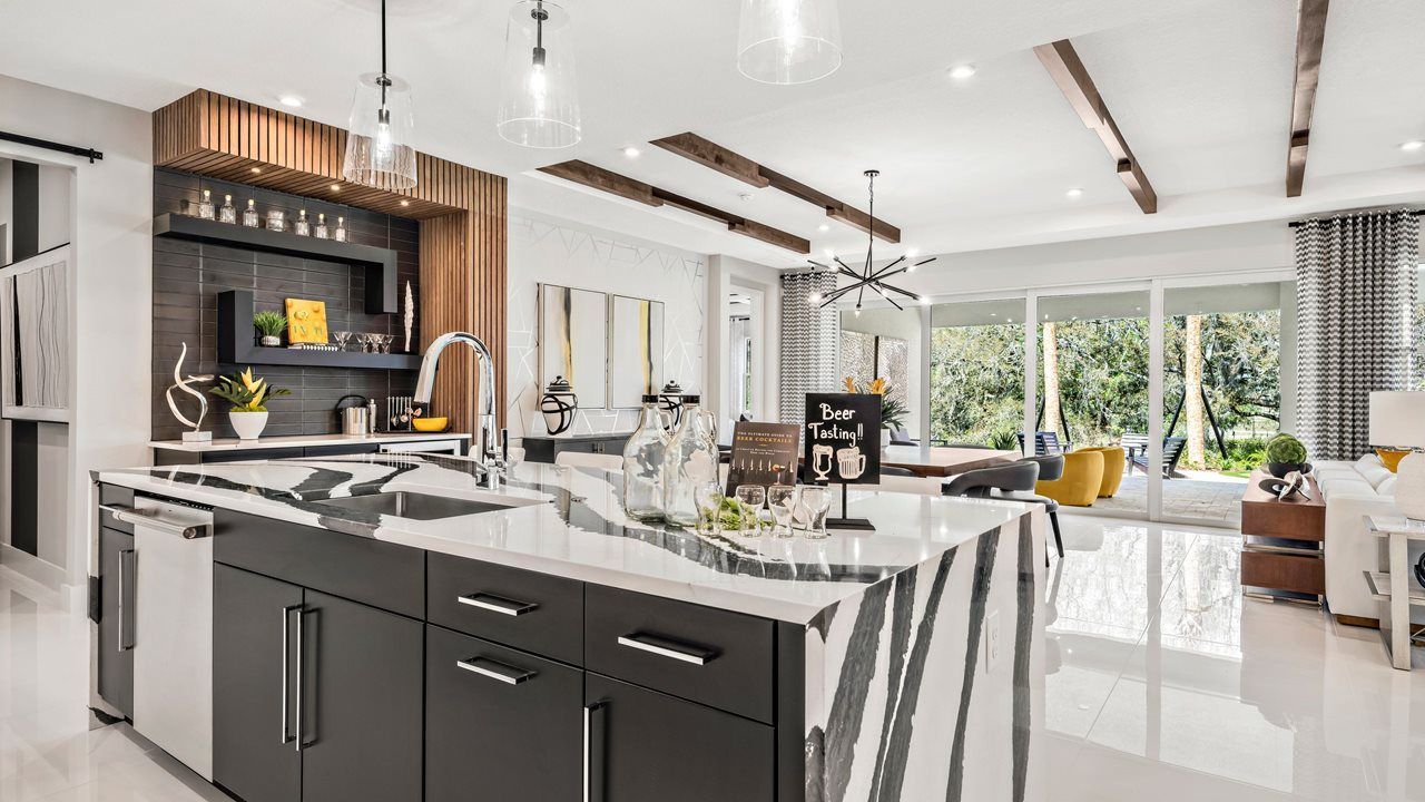 Pearl Model Home - Island Kitchen