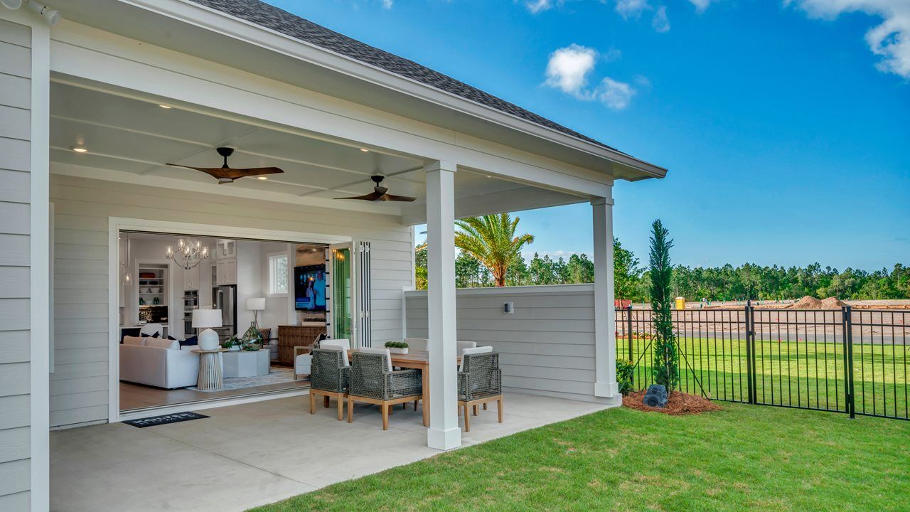 Lila Model Home | Lanai & Backyard