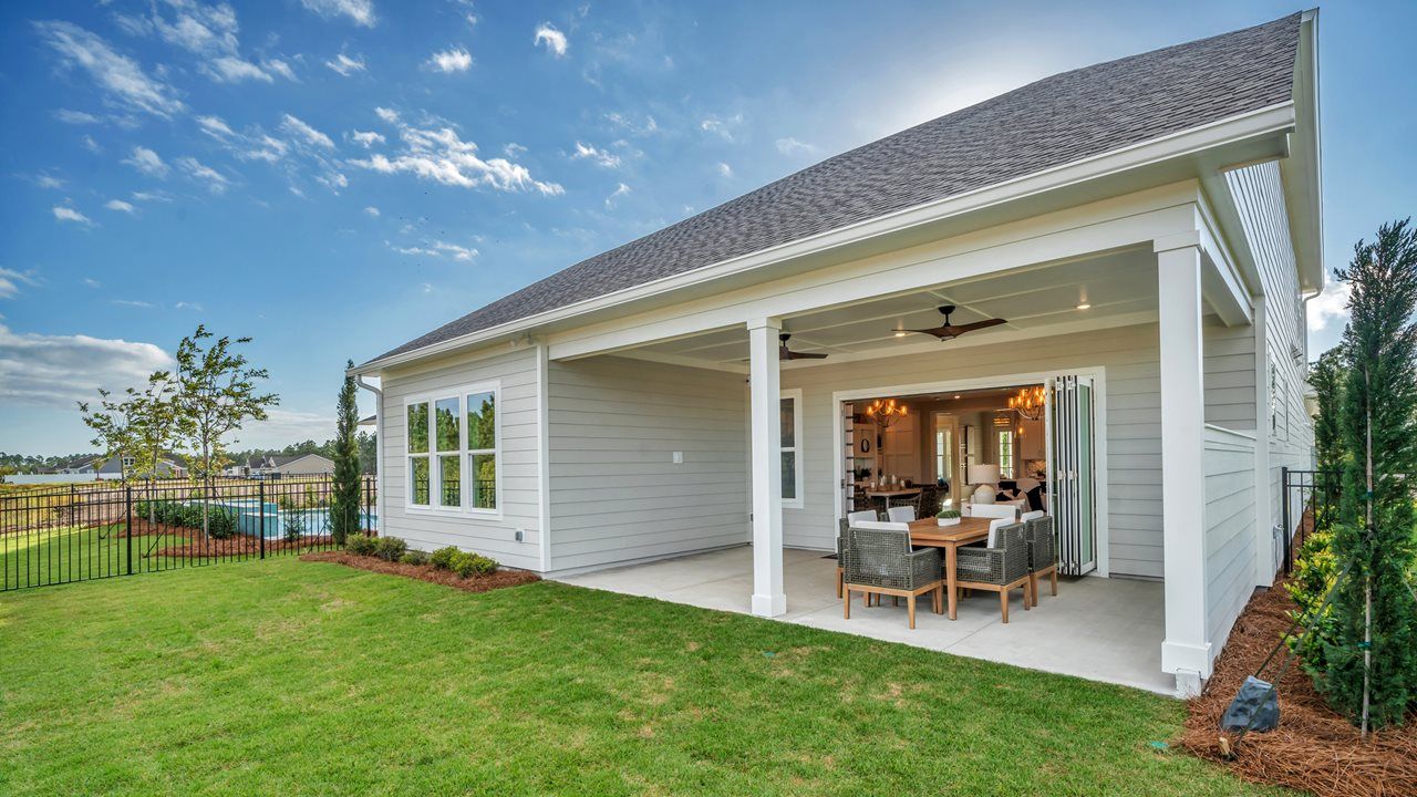 Lila Model Home | Lanai & Backyard