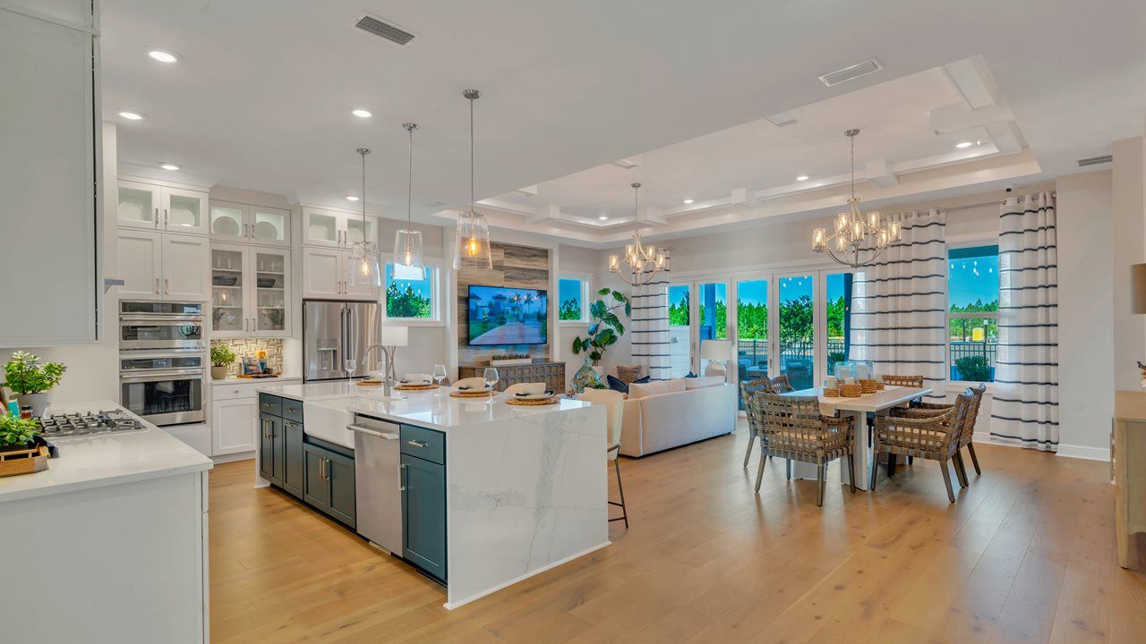 Lila Model Home | Island Kitchen & Great Room