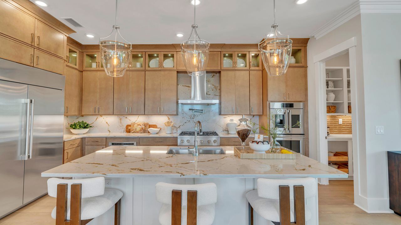 Salt Grass Model Home | Island Kitchen