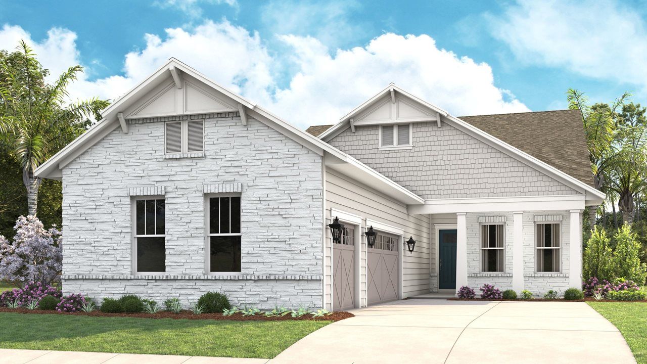 Craftsman BH | Stone | 3 Car Garage