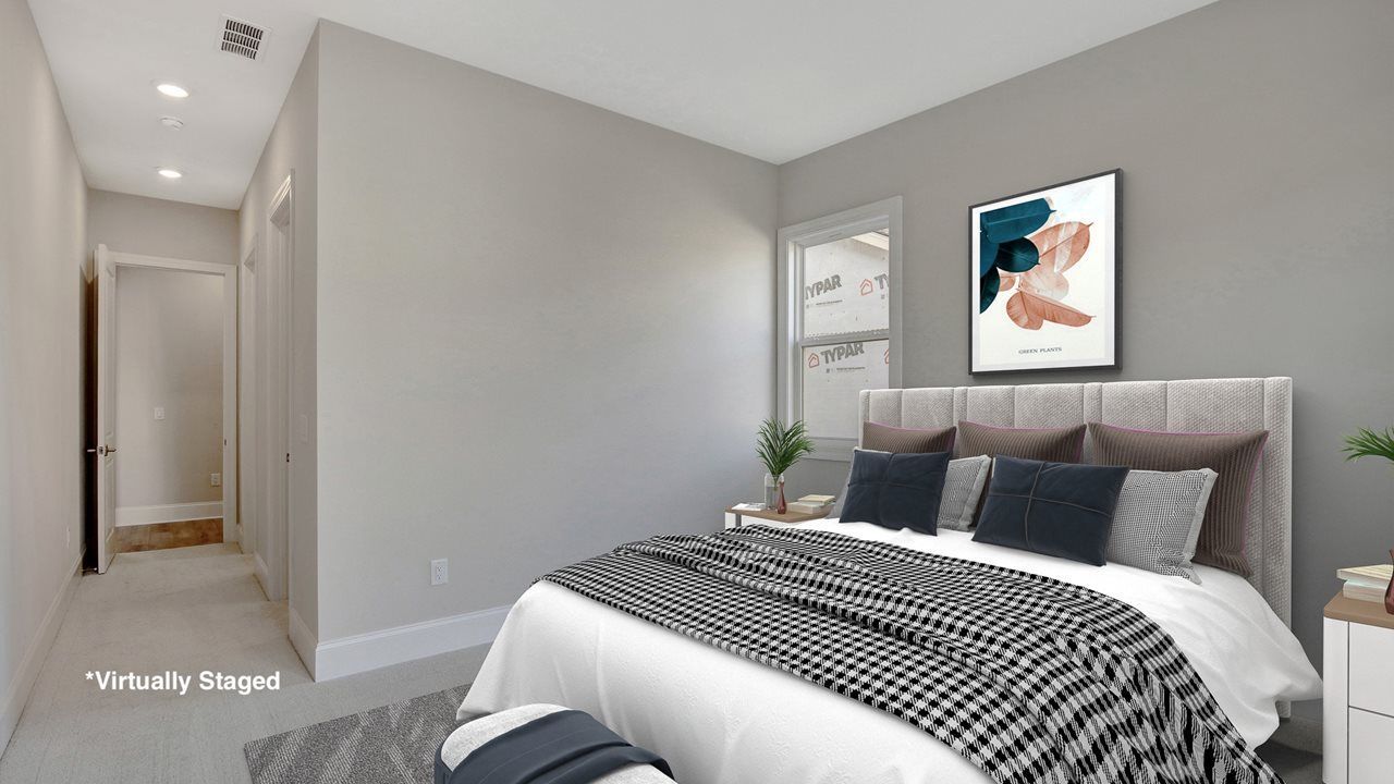 Taylor Model | Front bedroom staged