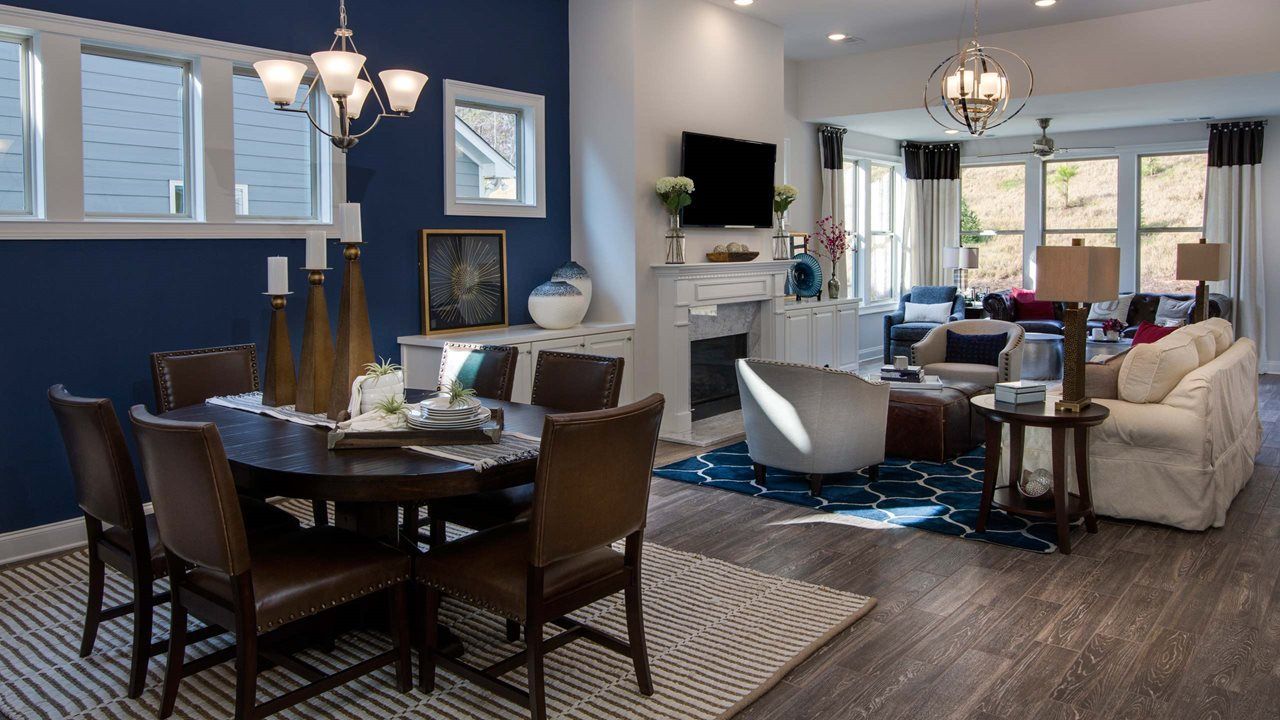 Cypress Model Home |Dining and Great Room