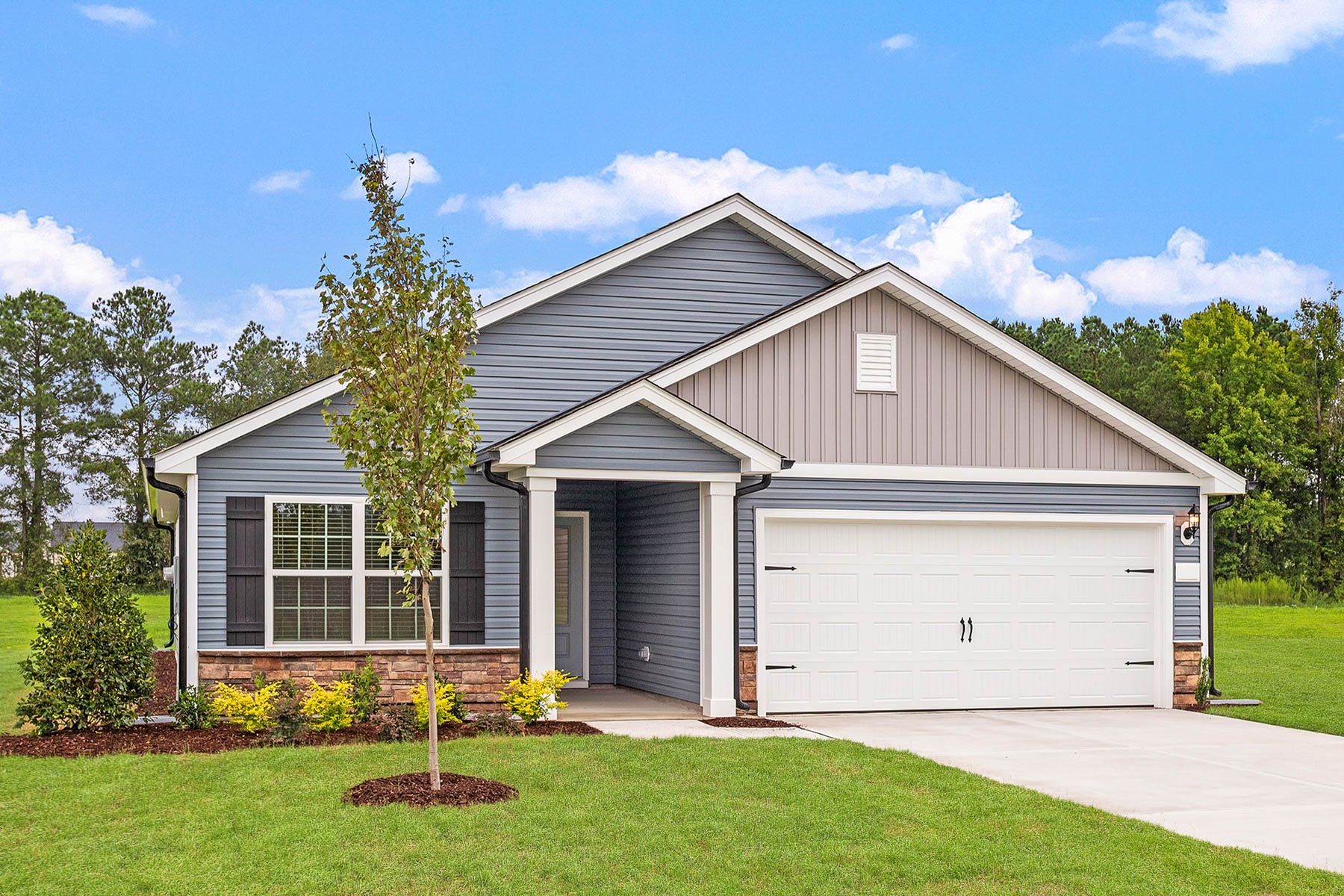 Angled view of The Blanco by LGI Homes