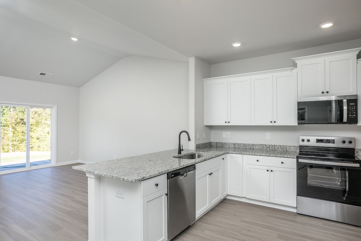 Stainless steel kitchen appliances